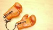 Boxhandschuhe – ein Paar rot