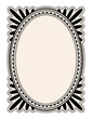 Oval frame