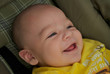 happy baby and grandmom