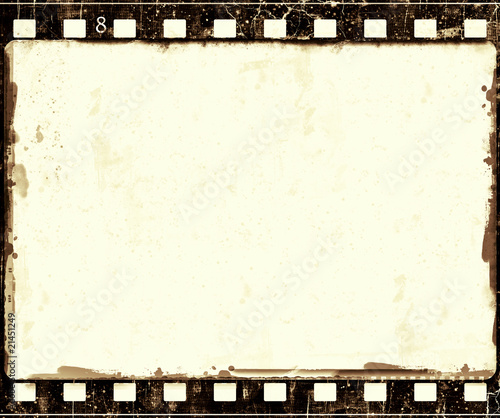 Illustration: Grunge film frame for your projects Grunge film frame for your projects