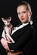 fashion and modern young woman