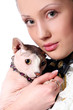 fashion and modern young woman