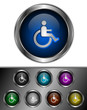 icones boutons handicapé