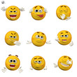 comic emoticon set comic emoticon set