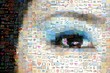 Femme viirtuelle, mosaïque de photos