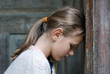 Little sad girl