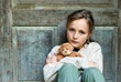Sad little girl