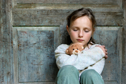Photo: Sad little girl Sad little girl