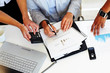 Accounting - Group of business people working together Accounting - Group of business people working together