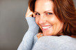 Portrait of happy young woman posing - Copyspace