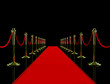 Red carpet. 3D image.