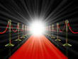 Red carpet. 3D image.