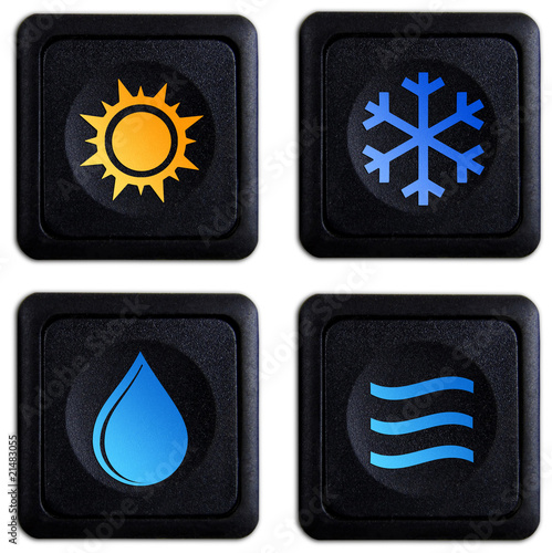 Illustration: real button weather real button weather