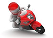 Biker close-up