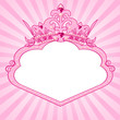Princess crown frame