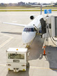 airport in Portland; Maine; USA