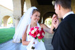 Bride and Groom at Wedding