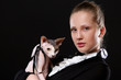 fashion and modern young woman