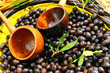 Olives noires du marché