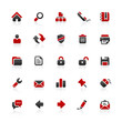 Red & Black Website Icons Red & Black Website Icons
