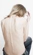 back of thin woman