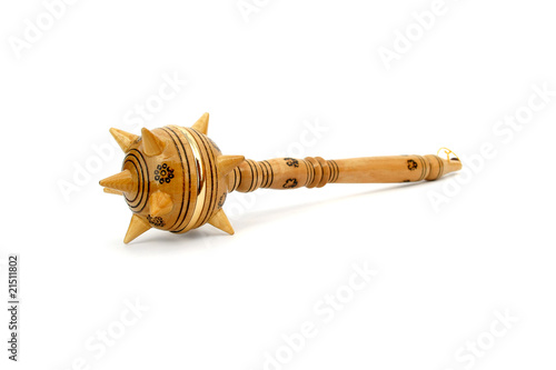 Photo: wood mace as symbol of power wood mace as symbol of power
