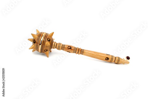 Photo: wood mace as symbol of power wood mace as symbol of power