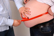 Photo: babybauch - maßband babybauch - maßband