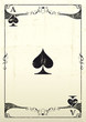 Ace Of Spades grunge background