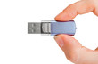 Flash drive in hand Flash drive in hand