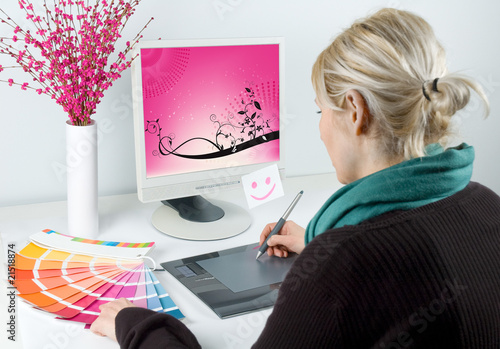 Photo: Graphic designer Graphic designer