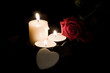 Bougie zen romantique