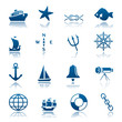 Marine icon set