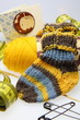 Knitted baby socks