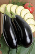 Eggplants.