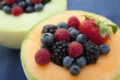 Berries and melon