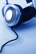 Headphones close-up