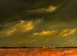 Approaching Storm on the fields