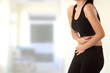 Photo: Woman with stomach issues Woman with stomach issues
