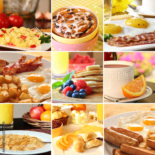 Foto: Breakfast collage Breakfast collage