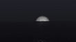 Full moon rising