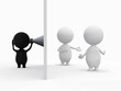 Illustration of the concept of walls have ears Illustration of the concept of walls have ears