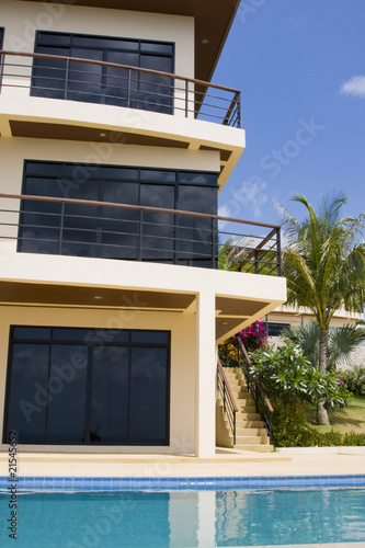 Photo: Large tropical beach house in Thailand. Large tropical beach house in Thailand.