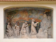sculpture at portal porta coeli,Czech republic