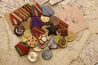 medals and letters