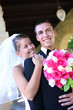 Bride and Groom at Wedding