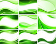 Abstract ecology background set Abstract ecology background set