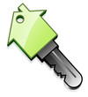 New house key logo/icon