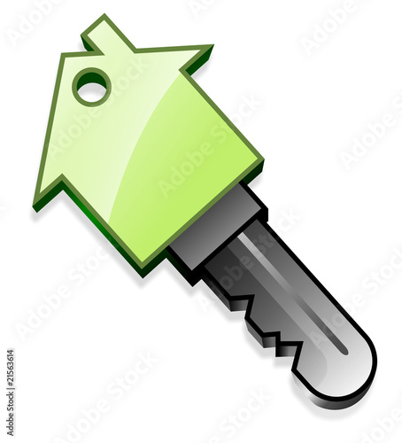 Illustration: New house key logo/icon New house key logo/icon