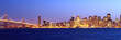 panorama of bay bridge and san francisco panorama of bay bridge and san francisco